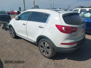 2013 Kia Sportage EX with VIN KNDPCCA22D7363985, listed as a IAAI auction lot 42621519 with 160,029 mi miles and . Bid and sale history available at DreamBid. Image 3.