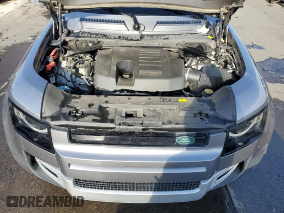 2020 Land Rover Defender SE with VIN SALEP7EU1L2009698, listed as a Copart auction lot 78194764 with 63,407 mi miles and Salvage title. Bid and sale history available at DreamBid. Image 12.
