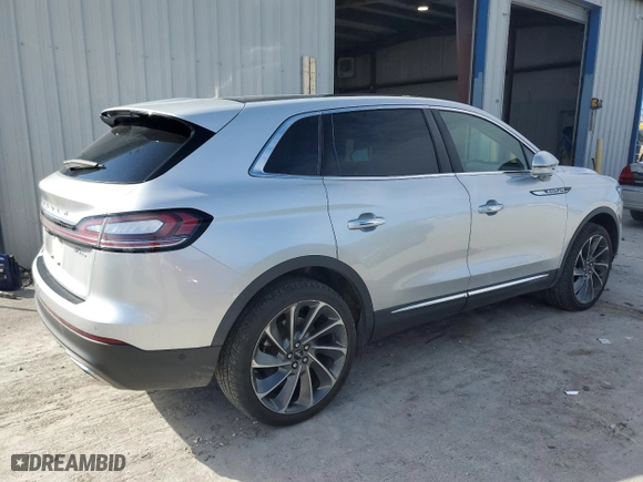 2019 Lincoln Nautilus Reserve with VIN 2LMPJ8LP0KBL30404, listed as a Copart auction lot 47971795 with 70,645 mi miles and Salvage Title. Bid and sale history available at carsss.com. Image 3.