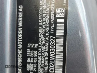2020 Toyota Supra 3.0 with VIN WZ1DB4C02LW030327, listed as a Copart auction lot 61451485 with 85,250 mi miles and Salvage title. Bid and sale history available at DreamBid. Image 12.