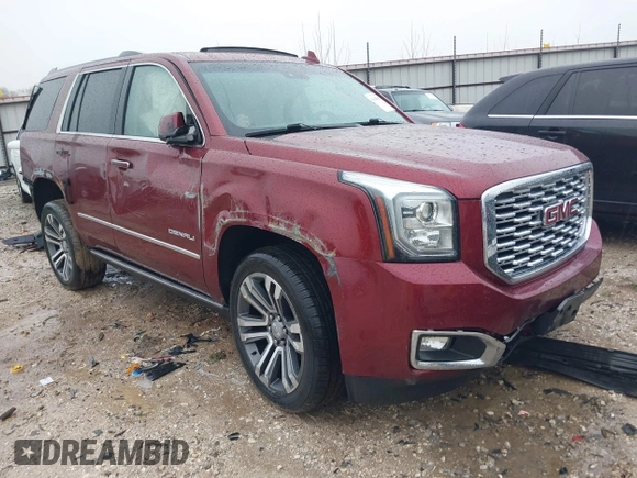 2018 GMC Yukon Denali with VIN 1GKS2CKJXJR212013, listed as a IAAI auction lot 41948202 with 109,269 mi miles. Bid and sale history available at carsss.com. Image 1.
