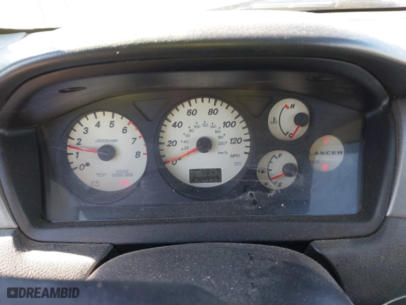 2003 Mitsubishi Lancer OZ-Rally with VIN JA3AJ86E13U100350, listed as a IAAI auction lot 41584874 with 244,945 mi miles. Bid and sale history available at carsss.com. Image 7.