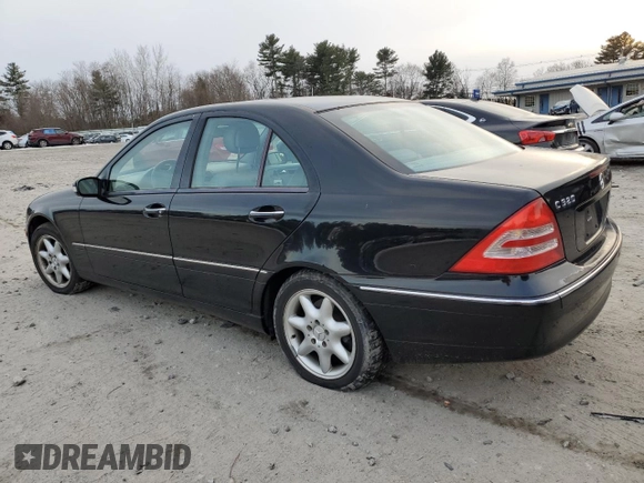 2004 Mercedes-Benz C 320 with VIN WDBRF64J34F480452, listed as a Copart auction lot 88259605 with 119,240 mi miles and Clean Title. Bid and sale history available at DreamBid. Image 2.