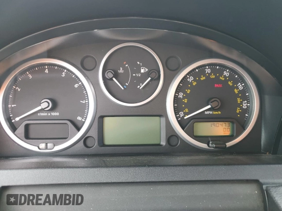 2009 Land Rover Range Rover Sport HSE with VIN SALSK254X9A203973, listed as a Copart auction lot 63165325 with 190,473 mi miles and Clean title. Bid and sale history available at DreamBid. Image 9.