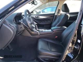 2022 Infiniti Q50 Luxe with VIN JN1EV7BR7NM341295, listed as a Copart auction lot 47003645 with 24,688 mi miles and Salvage title. Bid and sale history available at DreamBid. Image 7.