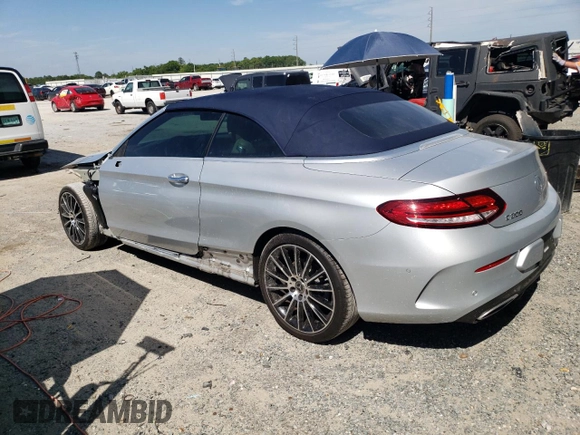 2020 Mercedes-Benz C 300 with VIN W1KWK8DB3LG003622, listed as a Copart auction lot 53113035 with 64,996 mi miles and Salvage Title. Bid and sale history available at DreamBid. Image 2.