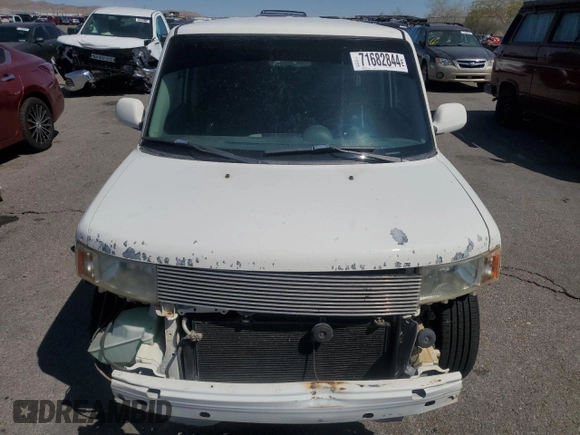 2006 Scion xB with VIN JTLKT334964114844, listed as a Copart auction lot 71682844 with 219,689 mi miles and Salvage Title. Bid and sale history available at DreamBid. Image 5.