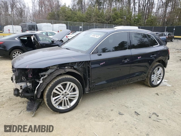 2018 Audi Q5 Premium Plus z VIN WA1BNAFY7J2174497, wystawiony jako Copart lot #49062145 z przebiegiem 98 606 mil mil oraz Szkoda całkowita • Salvage title. Historia ofert i sprzedaży dostępna na DreamBid. Obrazek 1.