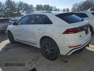 2021 Audi Q8 Premium Plus with VIN WA1EVAF16MD014460, listed as a Copart auction lot 83991764 with 53,464 mi miles and Salvage title. Bid and sale history available at DreamBid. Image 2.