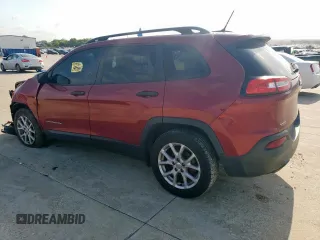 2016 Jeep Cherokee Sport with VIN 1C4PJLAB3GW287953, listed as a Copart auction lot 61077905 with 99,681 mi miles and Salvage title. Bid and sale history available at DreamBid. Image 2.