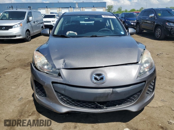 2013 Mazda 3 i SV with VIN JM1BL1TF5D1833766, listed as a Copart auction lot 56921475 with 148,084 mi miles and Salvage title. Bid and sale history available at DreamBid. Image 5.
