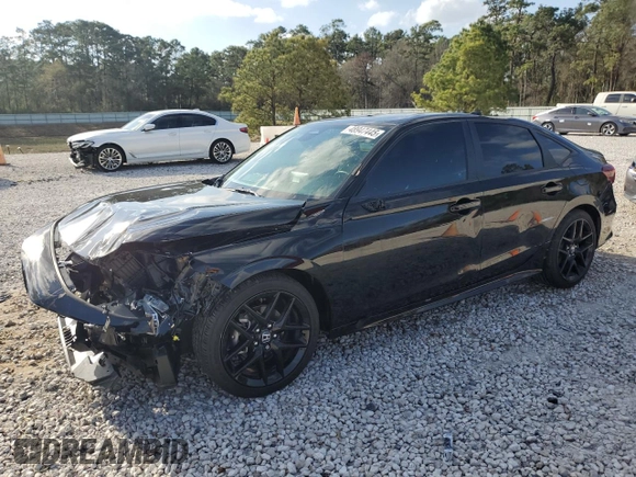 2025 Honda Civic Sedan Sport with VIN 2HGFE2F5XSH560604, listed as a Copart auction lot 48947445 with 2,778 mi miles and Salvage Title. Bid and sale history available at carsss.com. Image 1.