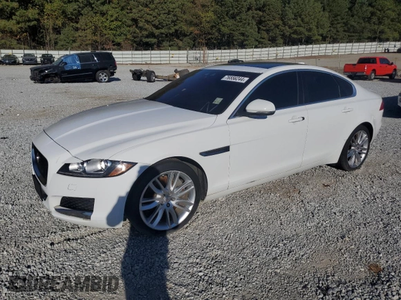 2016 Jaguar XF 35t Prestige with VIN SAJBE4BV5GCY02953, listed as a Copart auction lot 76556244 with 86,993 mi miles and Salvage Title. Bid and sale history available at carsss.com. Image 1.