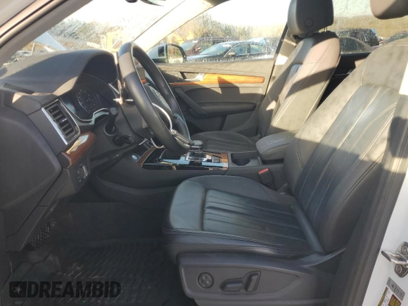 2023 Audi Q5 Premium with VIN WA1ABAFY9P2046985, listed as a Copart auction lot 80493784 with 41,454 mi miles and Salvage Title. Bid and sale history available at carsss.com. Image 7.