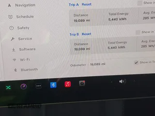 2023 Tesla Model Y Long Range with VIN 7SAYGDEE1PA128818, listed as a IAAI auction lot 41622062 with 19,089 mi miles. Bid and sale history available at carsss.com. Image 16.