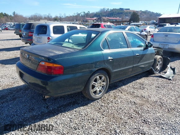 2000 Acura TL with VIN 19UUA5660YA016391, listed as a IAAI auction lot 41569131 with 107,692 mi miles. Bid and sale history available at carsss.com. Image 4.