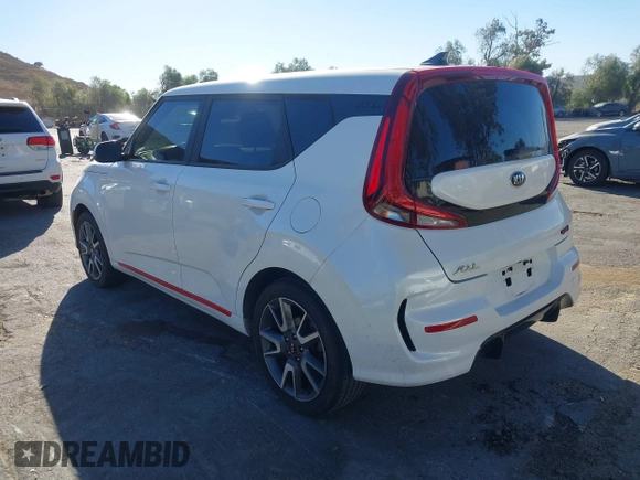 2021 Kia Soul GT-Line with VIN KNDJ63AU8M7745713, listed as a IAAI auction lot 41403799 with 87,562 mi miles and . Bid and sale history available at DreamBid. Image 3.