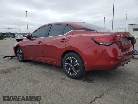 2024 Nissan Sentra SV with VIN 3N1AB8CV4RY320495, listed as a Copart auction lot 49166945 with 10,668 mi miles and Clean Title. Bid and sale history available at DreamBid. Image 2.