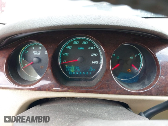 2011 Buick Lucerne CXL with VIN 1G4HC5EM6BU103482, listed as a IAAI auction lot 42157397 with 143,267 mi miles and . Bid and sale history available at carsss.com. Image 7.