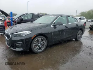 2021 BMW 2 Series 228i xDrive with VIN WBA73AK07M7H58410, listed as a Copart auction lot 55775995 with 76,921 mi miles and Salvage title. Bid and sale history available at DreamBid. Image 1.