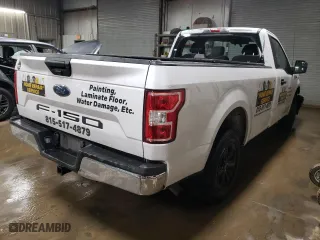 2019 Ford F-150 XL with VIN 1FTMF1C54KKD08521, listed as a Copart auction lot 83483684 with 119,021 mi miles and Salvage Title. Bid and sale history available at carsss.com. Image 3.