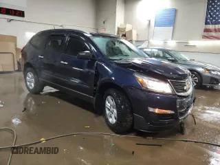 2017 Chevrolet Traverse LS with VIN 1GNKRFKD0HJ202206, listed as a Copart auction lot 49322785 with 81,559 mi miles and Salvage Title. Bid and sale history available at carsss.com. Image 4.
