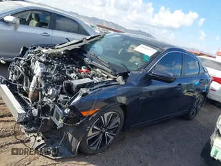2017 Honda Civic Sedan EX-L with VIN 19XFC1F70HE005116, listed as a IAAI auction lot 42042277 with 61,812 mi miles. Bid and sale history available at carsss.com. Image 14.