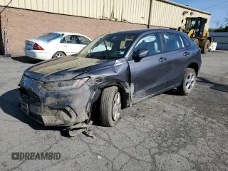 2024 Honda HR-V LX with VIN 3CZRZ2H3XRM734611, listed as a Copart auction lot 55071305 with 26,215 mi miles and Salvage title. Bid and sale history available at DreamBid. Image 1.