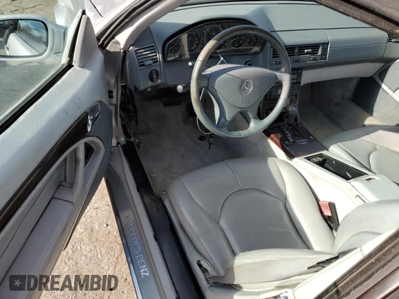 1999 Mercedes-Benz SL-Class with VIN WDBFA68F8XF175735, listed as a Copart auction lot 41658525 with 144,177 mi miles and Salvage Title. Bid and sale history available at carsss.com. Image 8.