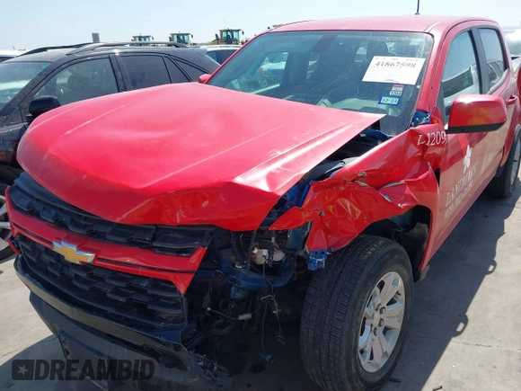 2022 Chevrolet Colorado 2WD LT с VIN 1GCGSCEN8N1108219, выставлен на аукционе IAAI как лот 41867598 с пробегом 74 676 миль миль и . История ставок и продаж доступна на DreamBid. Изображение 6.