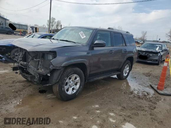 2021 Toyota 4Runner SR5 с VIN JTEMU5JR3M5903408, выставлен на аукционе Copart как лот 52088405 с пробегом 76 783 миль миль и Списание • Salvage title. История ставок и продаж доступна на DreamBid. Изображение 1.