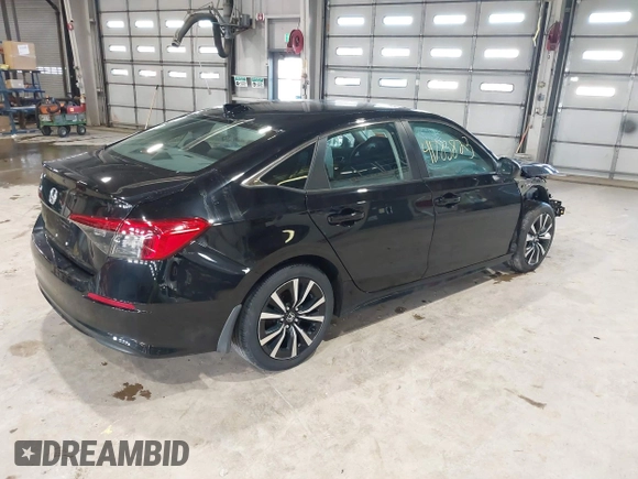 2023 Honda Civic Sedan EX with VIN 2HGFE1F74PH309693, listed as a IAAI auction lot 41783823 with 35,815 mi miles. Bid and sale history available at carsss.com. Image 4.