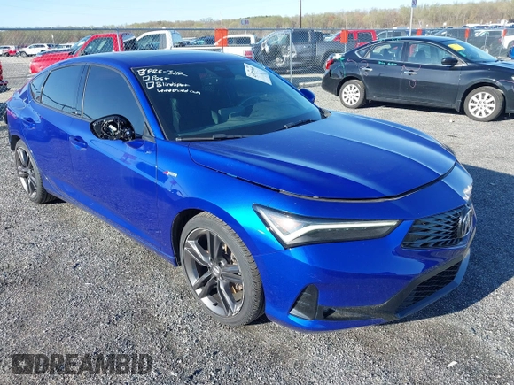 2023 Acura Integra w/A-Spec Package z VIN 19UDE4H32PA009054, wystawiony jako IAAI lot #41973965 z przebiegiem 62 965 mil mil oraz . Historia ofert i sprzedaży dostępna na DreamBid. Obrazek 1.
