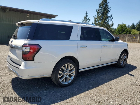 2019 Ford Expedition Max Platinum with VIN 1FMJK1MT7KEA23687, listed as a Copart auction lot 63277945 with 85,937 mi miles and Salvage title. Bid and sale history available at DreamBid. Image 3.