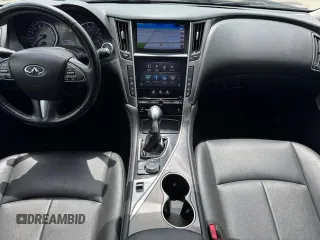 2017 Infiniti Q50 Premium with VIN JN1EV7AR8HM835199, listed as a Copart auction lot 63226895 with 46,714 mi miles and Salvage title. Bid and sale history available at DreamBid. Image 8.
