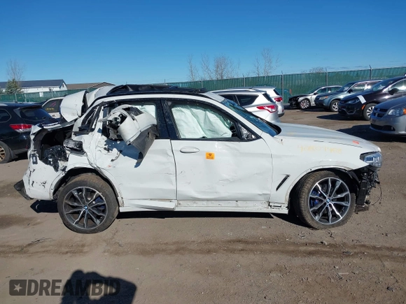 2020 BMW X3 M40i with VIN 5UXTY9C07LL304627, listed as a IAAI auction lot 40809468 with 35,097 mi miles and . Bid and sale history available at DreamBid. Image 13.