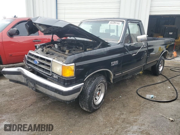 1991 Ford F-150 with VIN 1FTDF15Y2MNA23857, listed as a Copart auction lot 86339744 with 97,118 mi miles and Salvage Title. Bid and sale history available at carsss.com. Image 1.