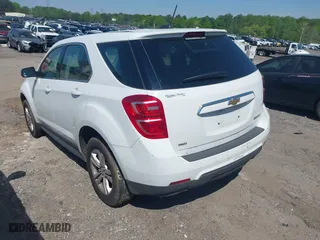 2016 Chevrolet Equinox LS with VIN 2GNFLEEK1G6184995, listed as a IAAI auction lot 42007363 with 161,460 mi miles. Bid and sale history available at carsss.com. Image 3.