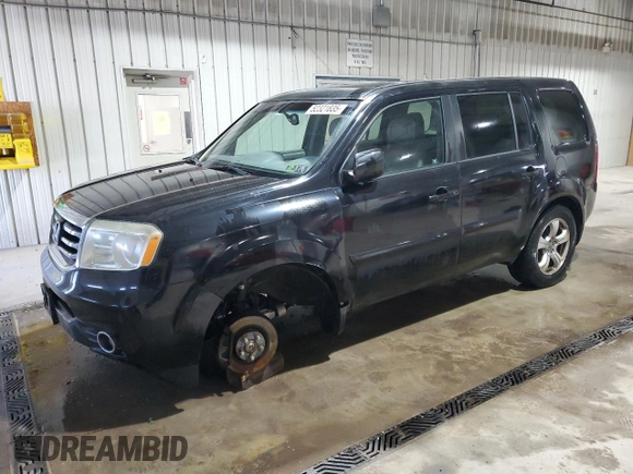 2012 Honda Pilot EX-L with VIN 5FNYF4H78CB017208, listed as a Copart auction lot 52321835 with 196,953 mi miles and Salvage Title. Bid and sale history available at DreamBid. Image 1.