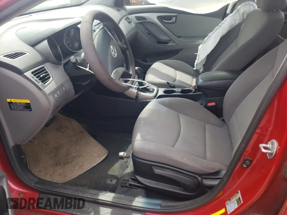 2014 Hyundai Elantra SE z VIN KMHDH4AE6EU196016, wystawiony jako Copart lot #58425485 z przebiegiem 194 100 mil mil oraz Szkoda całkowita • Salvage title. Historia ofert i sprzedaży dostępna na DreamBid. Obrazek 7.