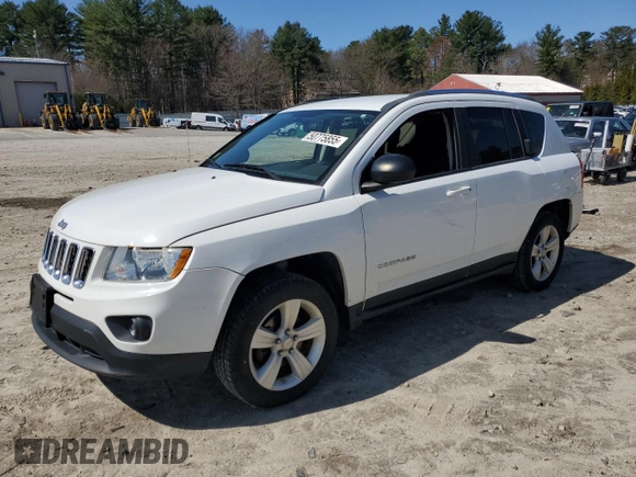 2012 Jeep Compass Sport with VIN 1C4NJCBA5CD627493, listed as a Copart auction lot 50775855 with 97,061 mi miles and Clean Title. Bid and sale history available at carsss.com. Image 1.