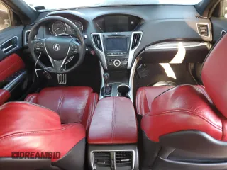 2020 Acura TLX w/A-Spec Pkg with VIN 19UUB1F63LA011748, listed as a Copart auction lot 87382834 with 0 mi miles and Salvage Title. Bid and sale history available at carsss.com. Image 8.