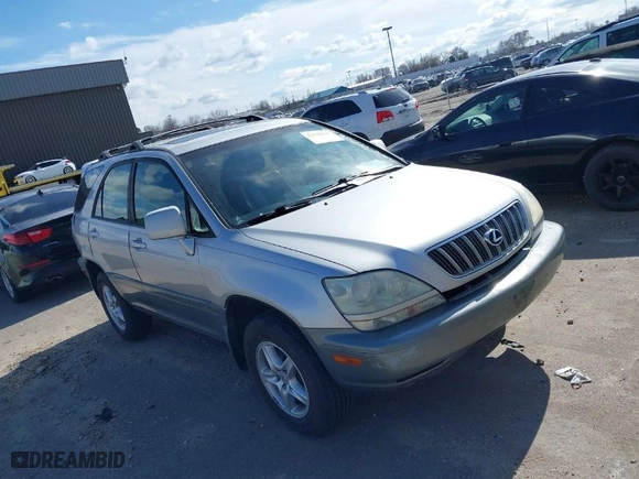 2001 Lexus RX 300 with VIN JTJHF10U310201514, listed as a IAAI auction lot 41718627 with 171,195 mi miles. Bid and sale history available at carsss.com. Image 1.