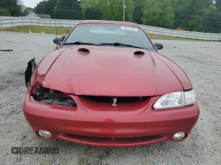 1996 Ford Mustang Cobra with VIN 1FALP46V7TF187912, listed as a Copart auction lot 54401505 with 116,465 mi miles and Salvage title. Bid and sale history available at DreamBid. Image 5.
