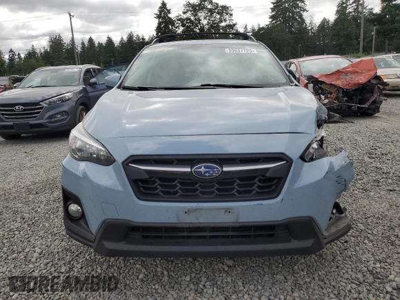 2020 Subaru Crosstrek Premium with VIN JF2GTAPC5L8243550, listed as a Copart auction lot 59637725 with 76,627 mi miles and Salvage title. Bid and sale history available at DreamBid. Image 5.
