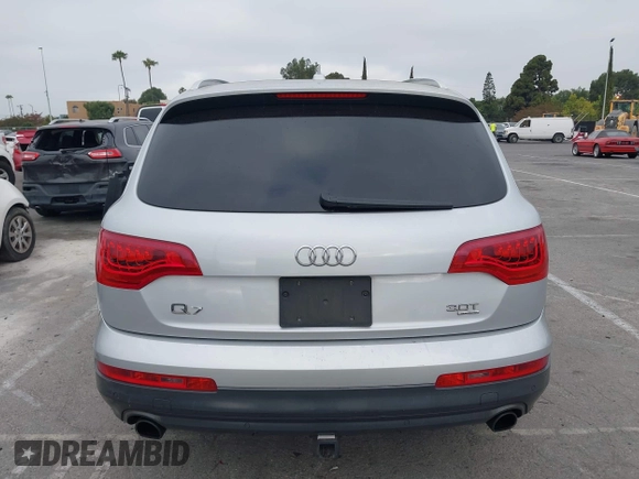 2014 Audi Q7 Premium Plus with VIN WA1LGAFE2ED017135, listed as a IAAI auction lot 42533428 with 142,132 mi miles and . Bid and sale history available at DreamBid. Image 16.