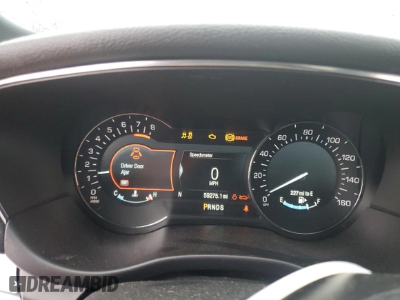 2019 Lincoln MKC Reserve with VIN 5LMCJ3D95KUL22724, listed as a Copart auction lot 56861795 with 59,275 mi miles and Salvage title. Bid and sale history available at DreamBid. Image 9.