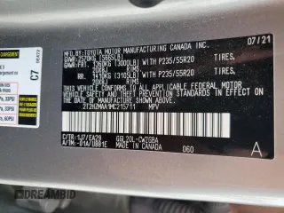 2021 Lexus RX with VIN 2T2HZMAA1MC215711, listed as a Copart auction lot 44385015 with 81,452 mi miles and Non Repairable. Bid and sale history available at carsss.com. Image 13.