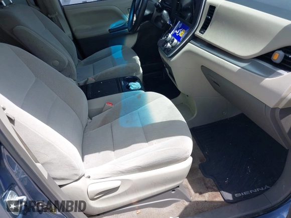 2015 Toyota Sienna LE AAS с VIN 5TDKK3DC9FS586034, выставлен на аукционе IAAI как лот 41955806 с пробегом 124 678 миль миль и . История ставок и продаж доступна на DreamBid. Изображение 5.