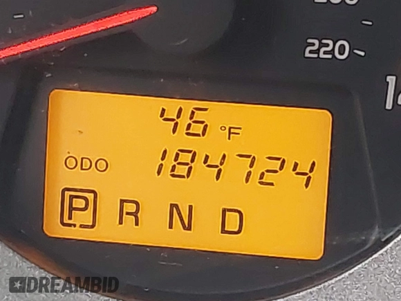 2009 Toyota RAV4 with VIN JTMBF35VX95004182, listed as a IAAI auction lot 41981435 with 184,724 mi miles. Bid and sale history available at carsss.com. Image 12.